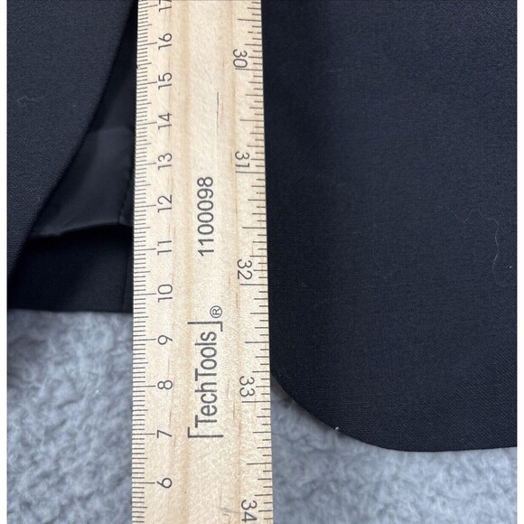 Boss Hugo Boss Stretch Mens Three Button Blazer Jacket Black Wool Size 42 Reg - Picture 5 of 10